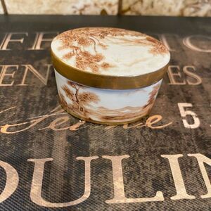 Vintage Portuguese Hand-Painted Sepia Porcelain Trinket